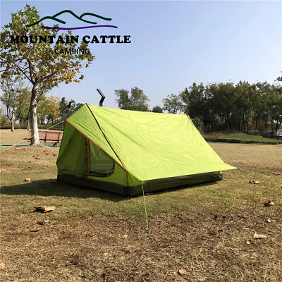 Ridge 2Man Ultralight Single Layer A Shape Tent Trekking Hiking Rainproof Travel • $109.99