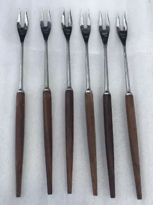 Lot Of 6 VTG Fondue Forks Made In Japan Stainless Steel. • $19.99