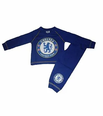 Chelsea Boys Kids Children Child Teenage Football Pyjamas Pjs Set Age 1-4 Years • £9.99