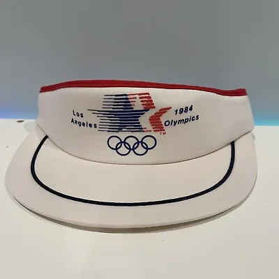 Vintage 1984 Los Angeles Olympics Sunvisor Sun Visor Hat Cap • $9.99