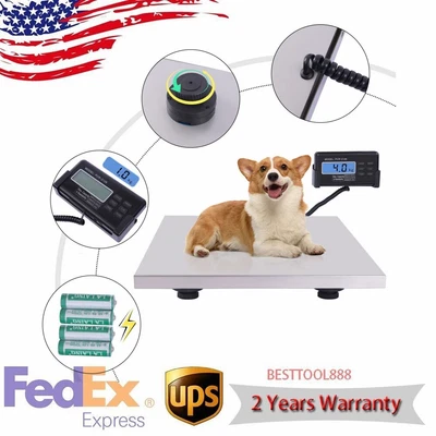$93.10 • Buy Vet Scale Pet Scale Dog Scale Large Pet Weight Animal LCD Digital Scale 200kg
