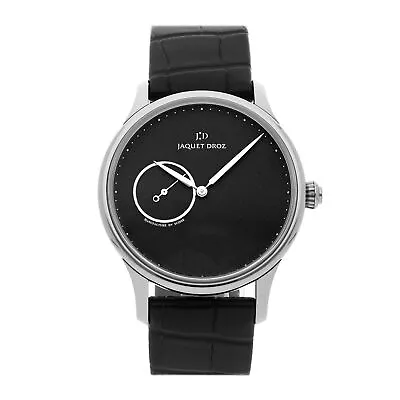 Jaquet Droz Grande Heure Minute 43mm Steel Auto Strap Watch J017030240 • £4153.90