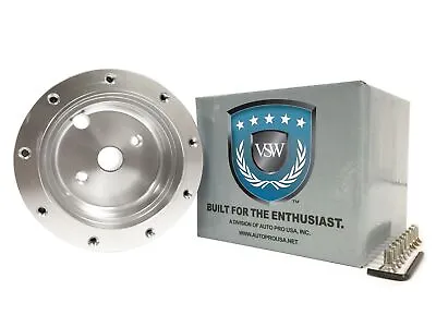 VSW 9-Bolt Silver Steering Wheel Hub Adapter 1970-1987 Dodge And Mopar Standard • $94.99