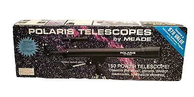 Polaris Meade Telescope Model 50AZ-P 50mm 2.0 Altazimuth Refracting Telescope • $79.99