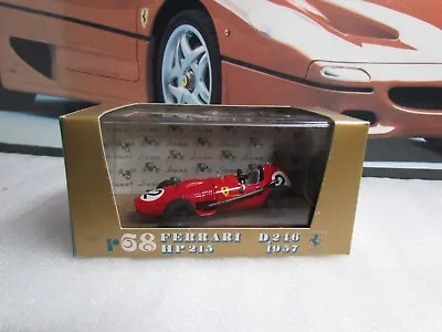 BRUMM / F1 1957 FERRARI D.246 #2 - MIKE HAWTHORN  - 1/43 Scale Model Car -  R68 • £14.99