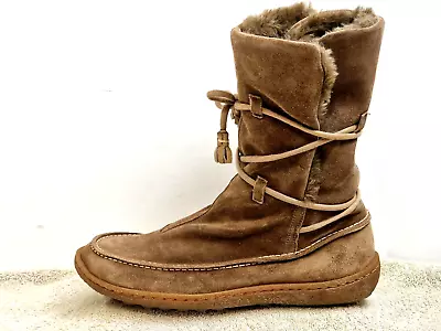 Camper Ladies Comfort Boots Suede Brown UK 7 EU 40 • £15.97