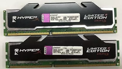 HYPERX LIMITED EDITION 8GB 2x4GB 1600MHZ KHX1600C9D3X1K2/8GX GAMING RAM 240pin • $27.39