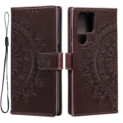 $10 • Buy For Samsung S22+ S21 S20 Note 20 S10 S9 S8 Case Leather Wallet Card Slot Cover