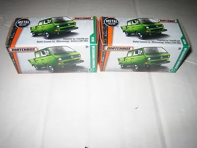 Matchbox Lot Of Two (2) Volkswagen Transporter Cab Power Grab Mimb Low Us Ship • $4.99