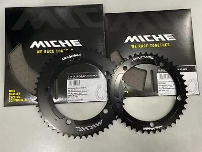 Miche (Pista Advanced) BCD144x5 1/8 Single Speed Road Chainring (Black) 44T-58T • $75