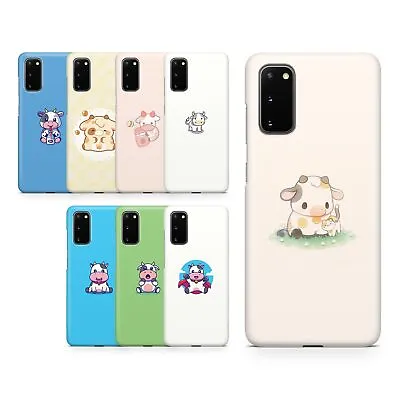 Case For Samsung S20 S10 S8 S9 Hard Phone Cover Cute Baby Cow Kawaii Funny • £5.99