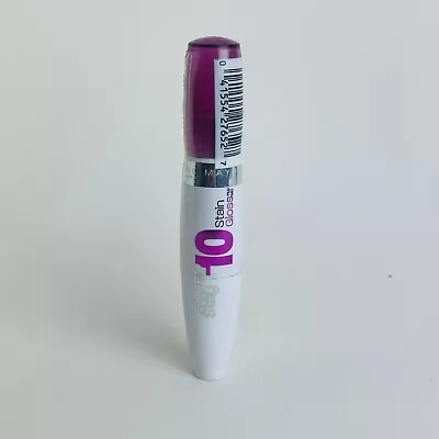 Maybelline New York Superstay 10 Hour Stain Gloss #170 Pleasing Plum .35 Fl Oz. • $7.88