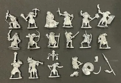 Frostgrave Ghost Archipelago - Snakemen Lot - 36 Miniatures - Plastic Metal 28mm • $75