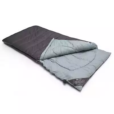 Vango Shangri-La Luxe XL Sleeping Bag: Shadow Grey | Camping Equipment • £109.95