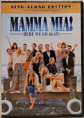 Mamma Mia!: Here We Go Again (DVD 2017 Sing Along Edition WS)  NEW • $5.95