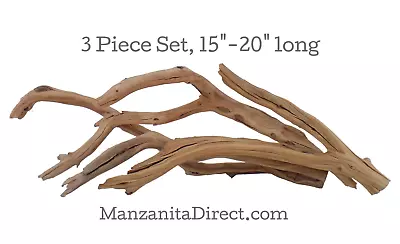 Manzanita Driftwood Branch Set For Aquarium & Reptile Terrarium Decor   0410-7 • $47