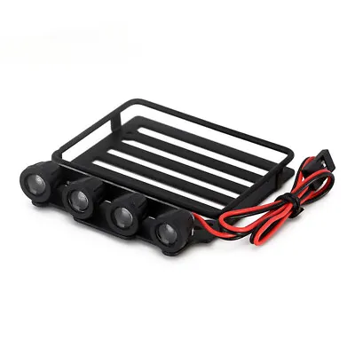 INJORA Luggage Carrier Roof Rack W/ Lights For 1/24 RC Car Axial SCX24 Gladiator • $19.68