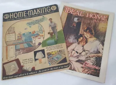 Home-Making Summer '51 &  Ideal Home  '80 Insert About 1920 Life. REDUCED 22/04 • £5.95