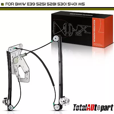 Power Window Regulator W/o Motor For BMW E39 525i 528i 530i 540i M5 Front Right • $39.38