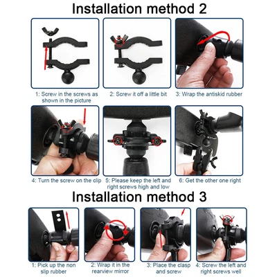 $11.85 • Buy Universal Car Interior Rearview Mirror Dash Cam Mount With Screws Auto Driving