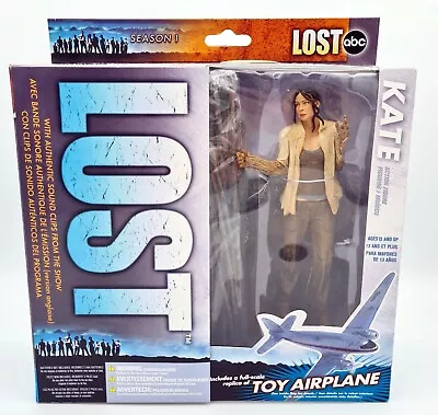 McFarlane LOST KATE Figure FACTORY SEALED Unopened Sound Clips & Model Airplane • $26.14