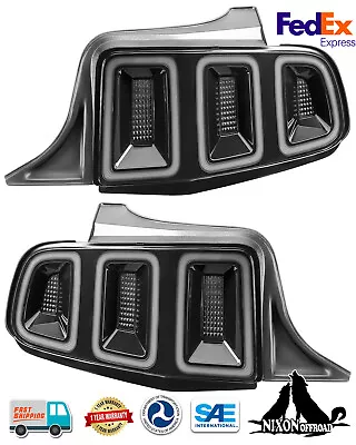 LED Tail Lights For 2010-2014 Ford Mustang Sequential Turn Signal Smoke Lens • $399.99