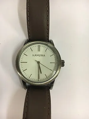 Kahuna Mens Wristwatch With Best Quality Leather Strap • £24.95