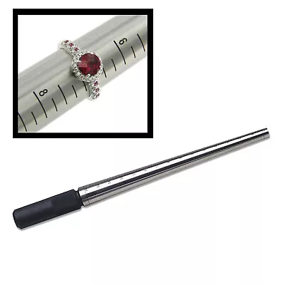 Hardened Steel Round Ring Stick Ring Sizer Mandrel Measures Jewelry 1-16 US Size • $69.99