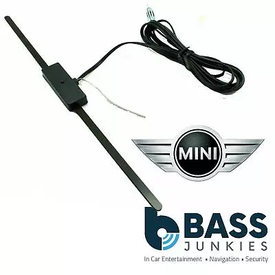 MINI 12v Universal Internal Windscreen Glass Mount Car Radio Aerial Antenna • £9.50