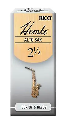 $24.75 • Buy Hemke Alto Sax Reeds, Strength 2.5, 5-pack