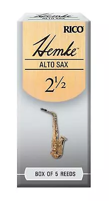 $24.75 • Buy Hemke Alto Sax Reeds, Strength 2.5, 5-pack