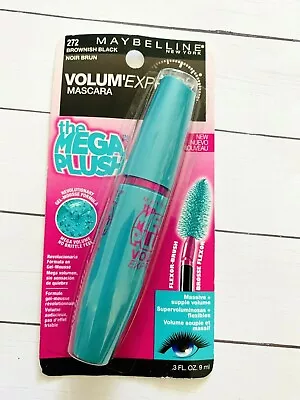 Maybelline Volume Express Mascara - The Mega Plush - 272 Brownish Black- SEALED • $3.99