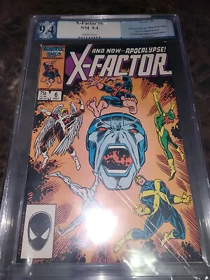 X-Factor #6 9.4 PGX (CGC Cbcs ) 1st Apocalypse • $149.99