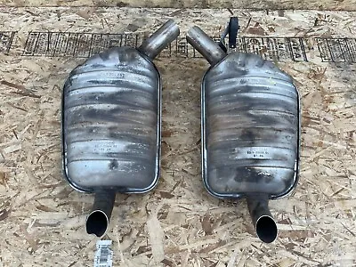 Factory Right & Left Rear Muffler Exhaust 1994-1998 BMW 750il 750 E38 OEM #00156 • $249.99