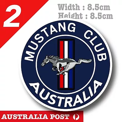 Ford Mustang Club Of Australia Ford Mustang Logo Sticker • $6.95