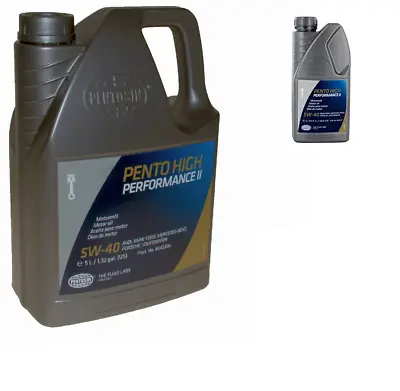 X6 LITER PENTO HIGH PERFORMANCE II 5w40 Synthetic Engine Motor Oil For Mercedes • $80.40