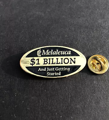 Melaleuca $1 Billion And Just Getting Started Gold Tone Metal Travel Lapel Pin • $7.19