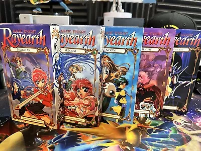 Magic Knight Rayearth - TV Series Season One (VHS 2000 5-Tape Set Dubbed) • $30