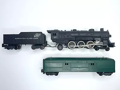 Vintage American Flyer S Gauge 1954 #K5411T The Arrow Set - Locomotive & REA Car • $110