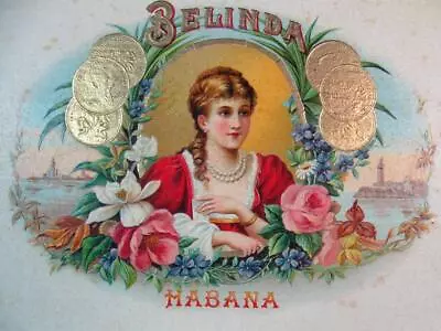 Vintage Cigar Box Belinda Fancy Tales Habana Flor Fina W/ Seals • $24.65