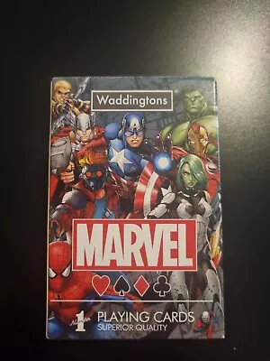 Waddingtons Marvel Playing Cards 2018 • £4