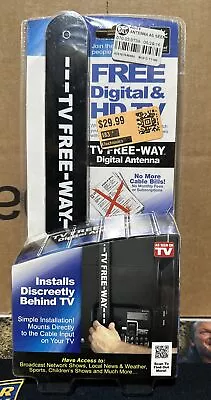 TV Free-Way HD Television Portable Digital TV Antenna As Seen On TV NEW  • $12.99