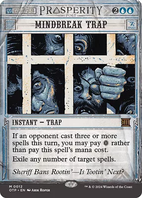 MTG Mindbreak Trap  - Breaking News • $28.69