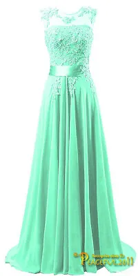 Chiffon Bridesmaid Dress Long Evening Wedding Party Ball Gown Prom Dresses  • £44.90