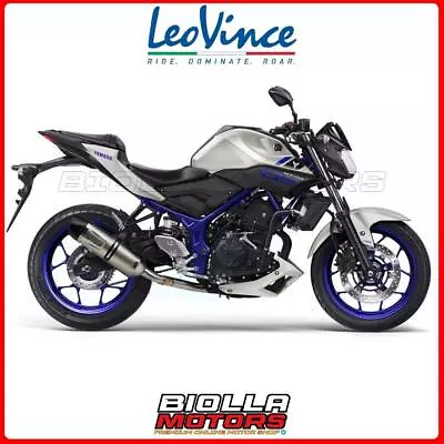 14122e Complete Slip-on Leovince Yamaha Mt-25 250 2016 - Lv One Evo Stainless St • $552.27