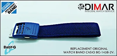 Replacement Original Watch Band Casio BG-143B-2V • $40.44