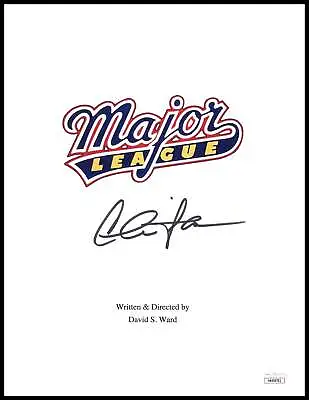 Charlie Sheen Signed Major League Movie Script Cover Autographed JSA COA • $159.99