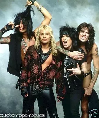 MOTLEY CRUE Vintage Vince - Mick - Nikki - Tommy Lee 8 X 10 Glossy Photo • $6.99