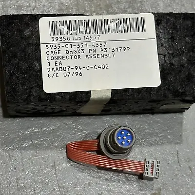 US Military Radio Connector Plug Male Connection U-283/u 6-Pin SINGARS U-229 NOS • $13.99