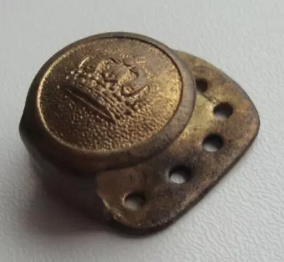 WW1 German Army Uniform Belt Support Button Brass Original S3 • $33.70